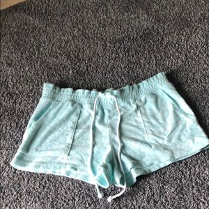 Baby blue comfy shorts
